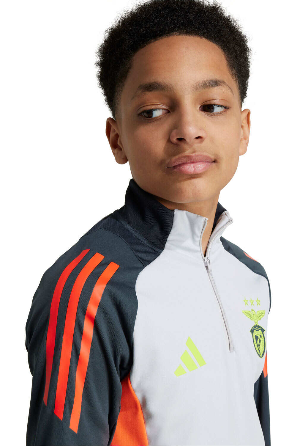 adidas sudadera entrenamiento fútbol niño BENFICA 25 TR TOPY vista detalle