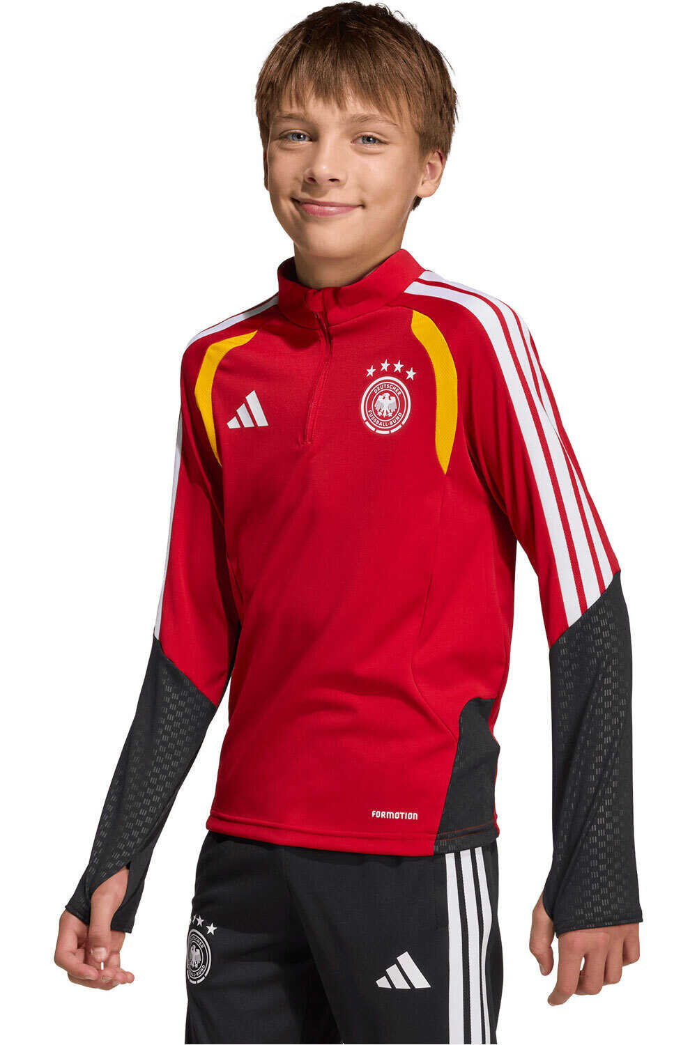 adidas sudadera entrenamiento fútbol niño ENTRENAMIENTO ALEMANIA 26 TIRO vista frontal