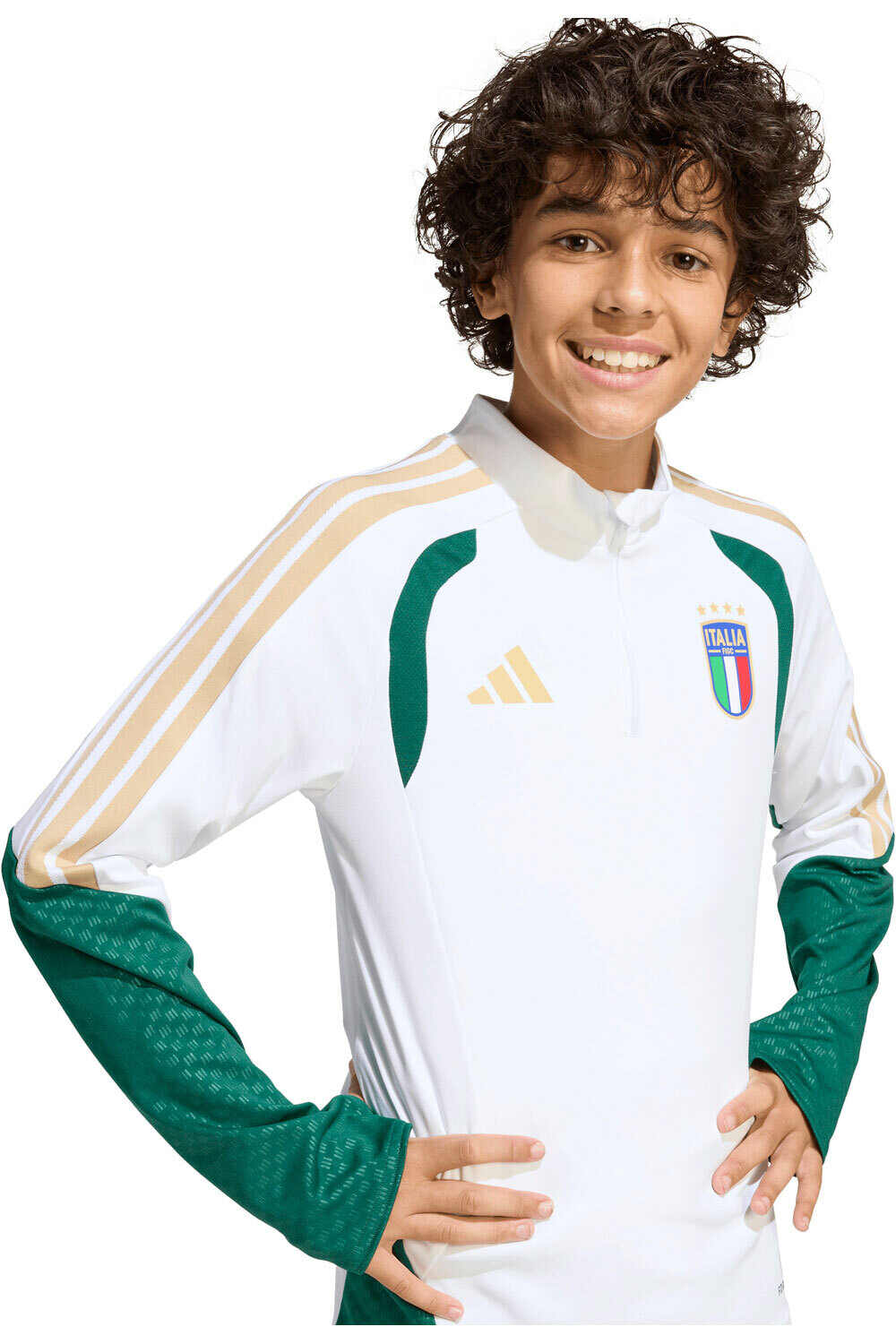 adidas sudadera entrenamiento fútbol niño ENTRENAMIENTO ITALIA 26 TIRO vista detalle