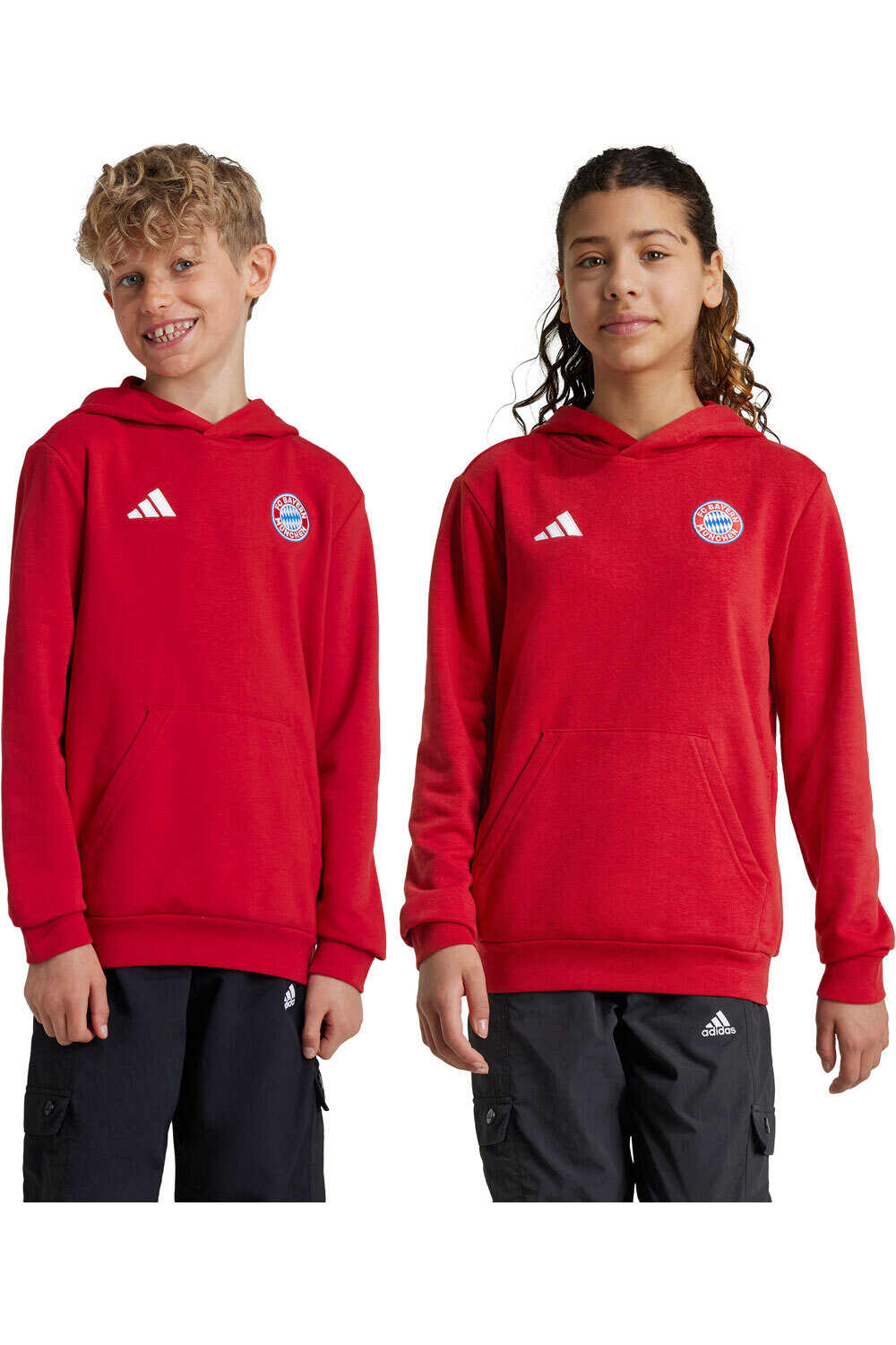 adidas sudadera entrenamiento fútbol niño FC BAYERN MUNICH KIDS vista frontal