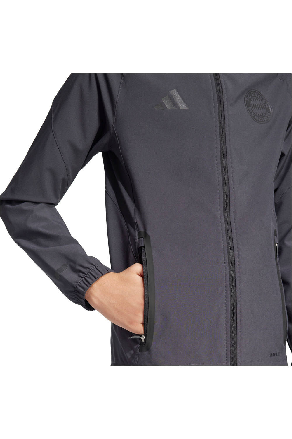 adidas sudadera entrenamiento fútbol niño FC Bayern Tiro 25 Competition vista detalle