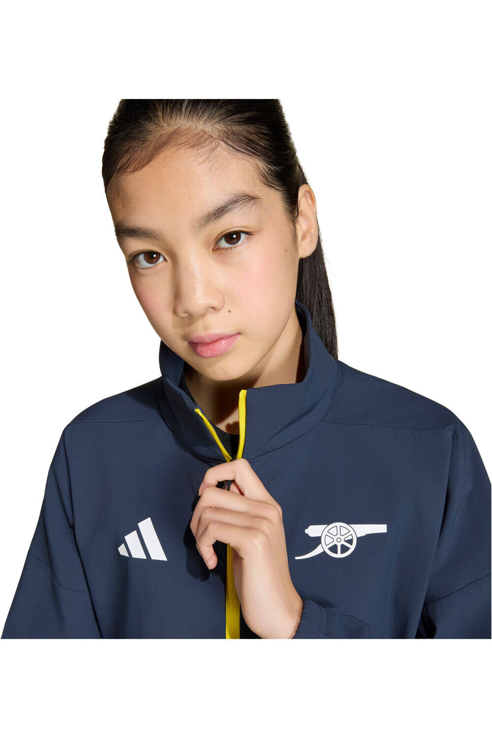 adidas sudadera entrenamiento fútbol niño HIMNO ARSENAL FC Z.N.E. vista detalle