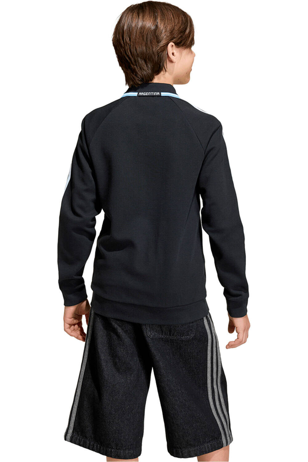 adidas sudadera entrenamiento fútbol niño HIMNO SEGUNDA EQUIPACIN ARGENTINA vista trasera