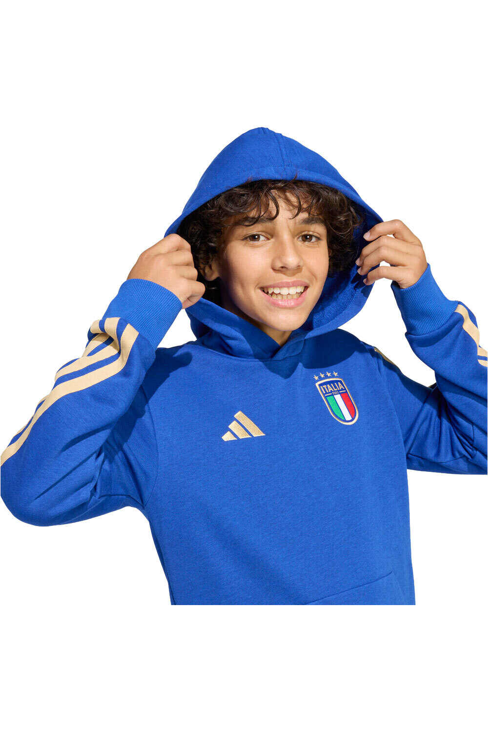 adidas sudadera entrenamiento fútbol niño ITALIA 26 KIDS HD vista detalle