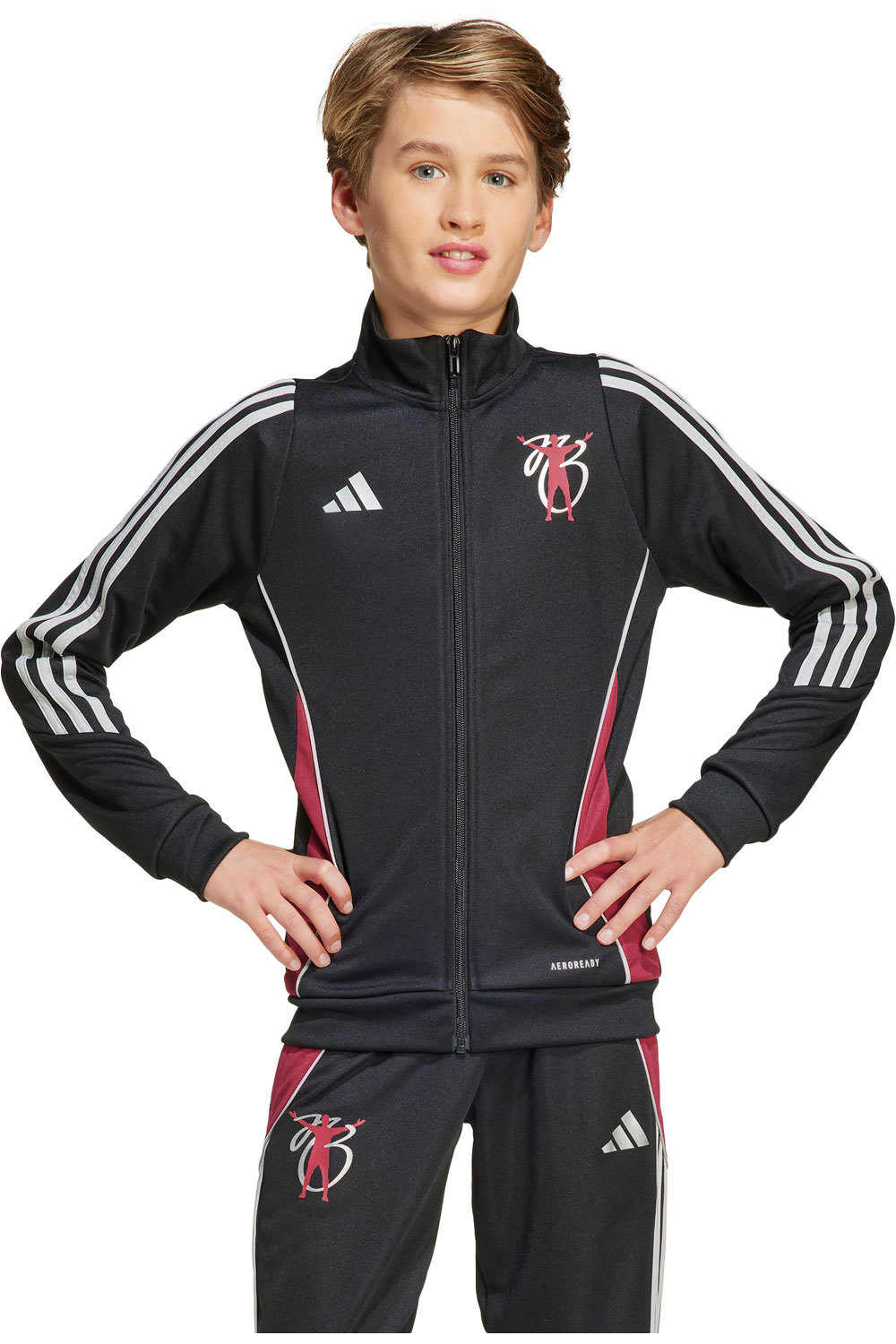 adidas sudadera entrenamiento fútbol niño Jude Bellingham vista frontal