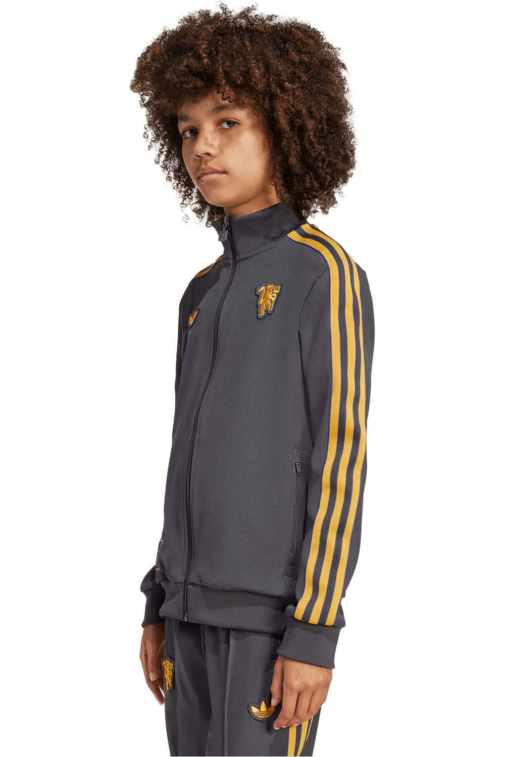 adidas sudadera entrenamiento fútbol niño MANCHESTER UNITED TERRACE ICONS vista frontal