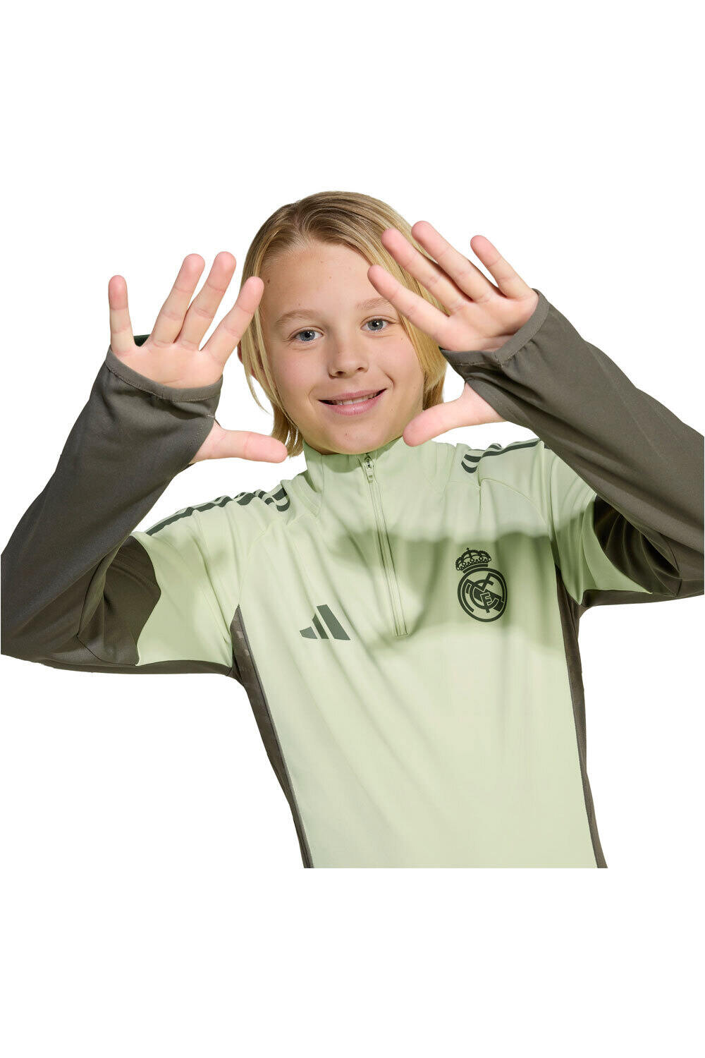 adidas sudadera entrenamiento fútbol niño REAL MADRID 25/26 TIRO25 COMPETITION vista detalle