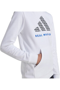 adidas sudadera entrenamiento fútbol niño REAL MADRID KIDS vista detalle