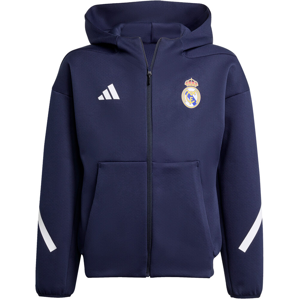 adidas sudadera entrenamiento fútbol niño REAL MADRID Z.N.E. ANTHEM 04