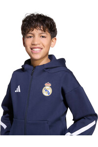 adidas sudadera entrenamiento fútbol niño REAL MADRID Z.N.E. ANTHEM vista detalle