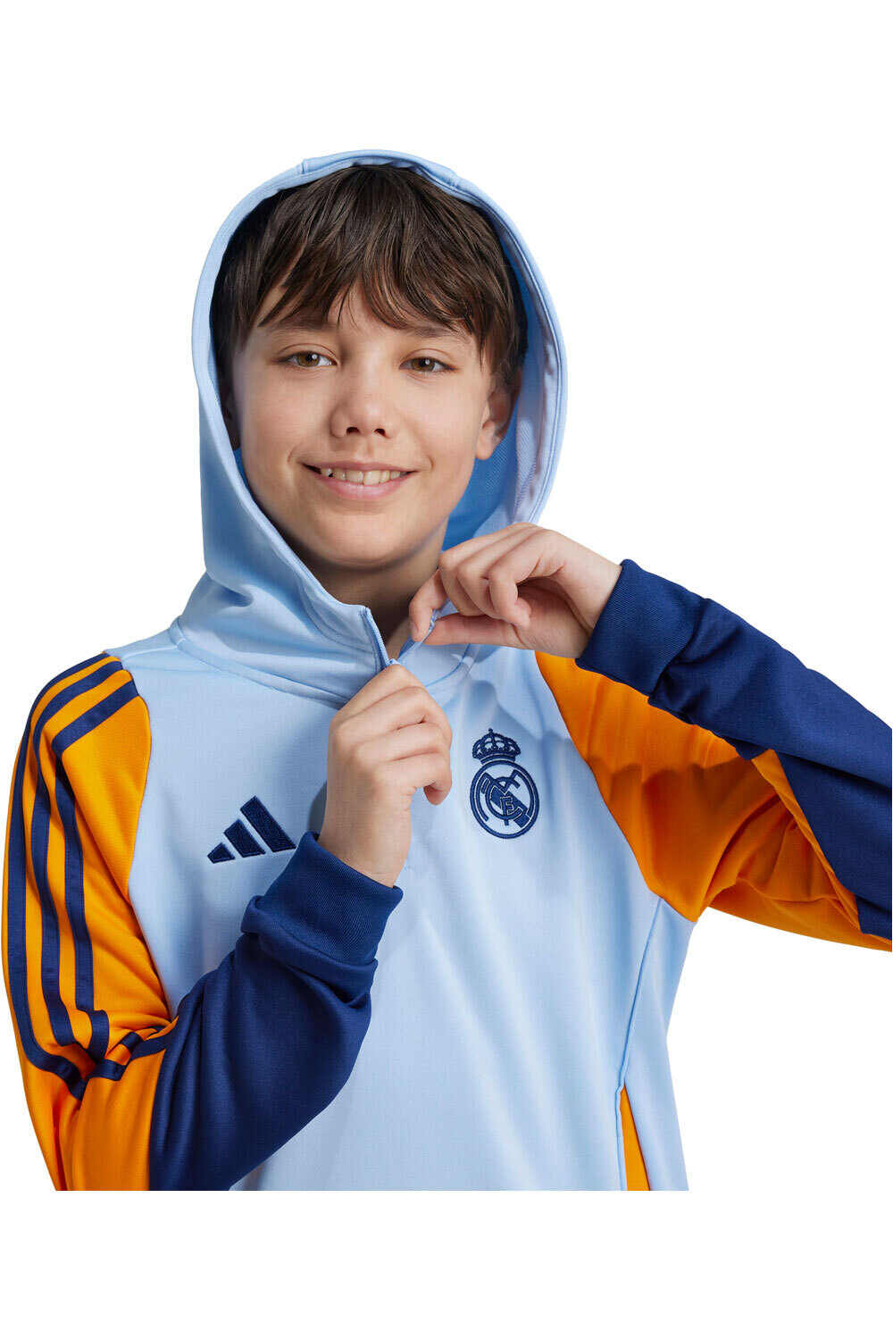 adidas sudadera entrenamiento fútbol niño R.MADRID 25 TKHODY 03