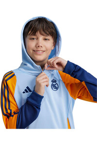 adidas sudadera entrenamiento fútbol niño R.MADRID 25 TKHODY 03