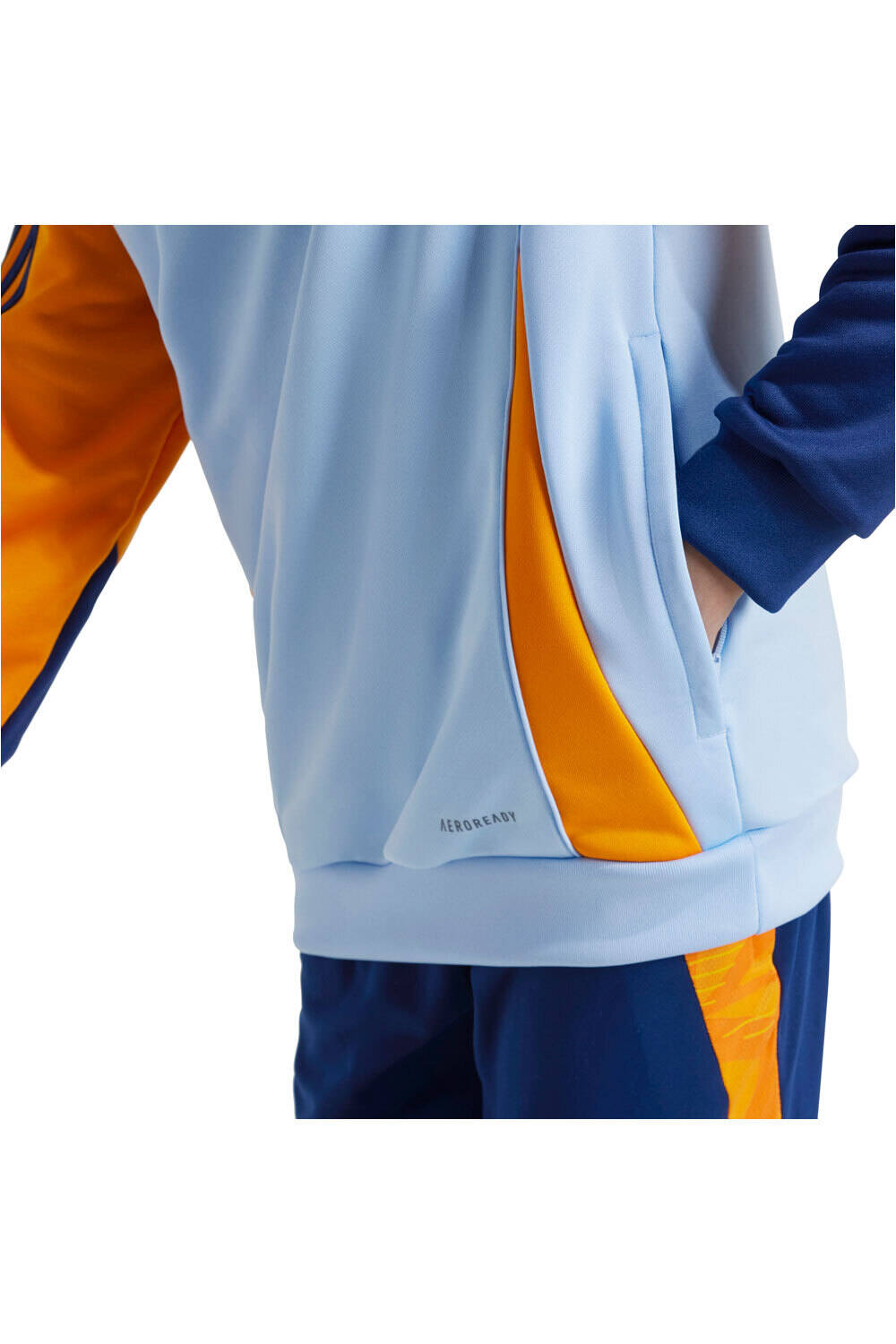 adidas sudadera entrenamiento fútbol niño R.MADRID 25 TKHODY vista detalle