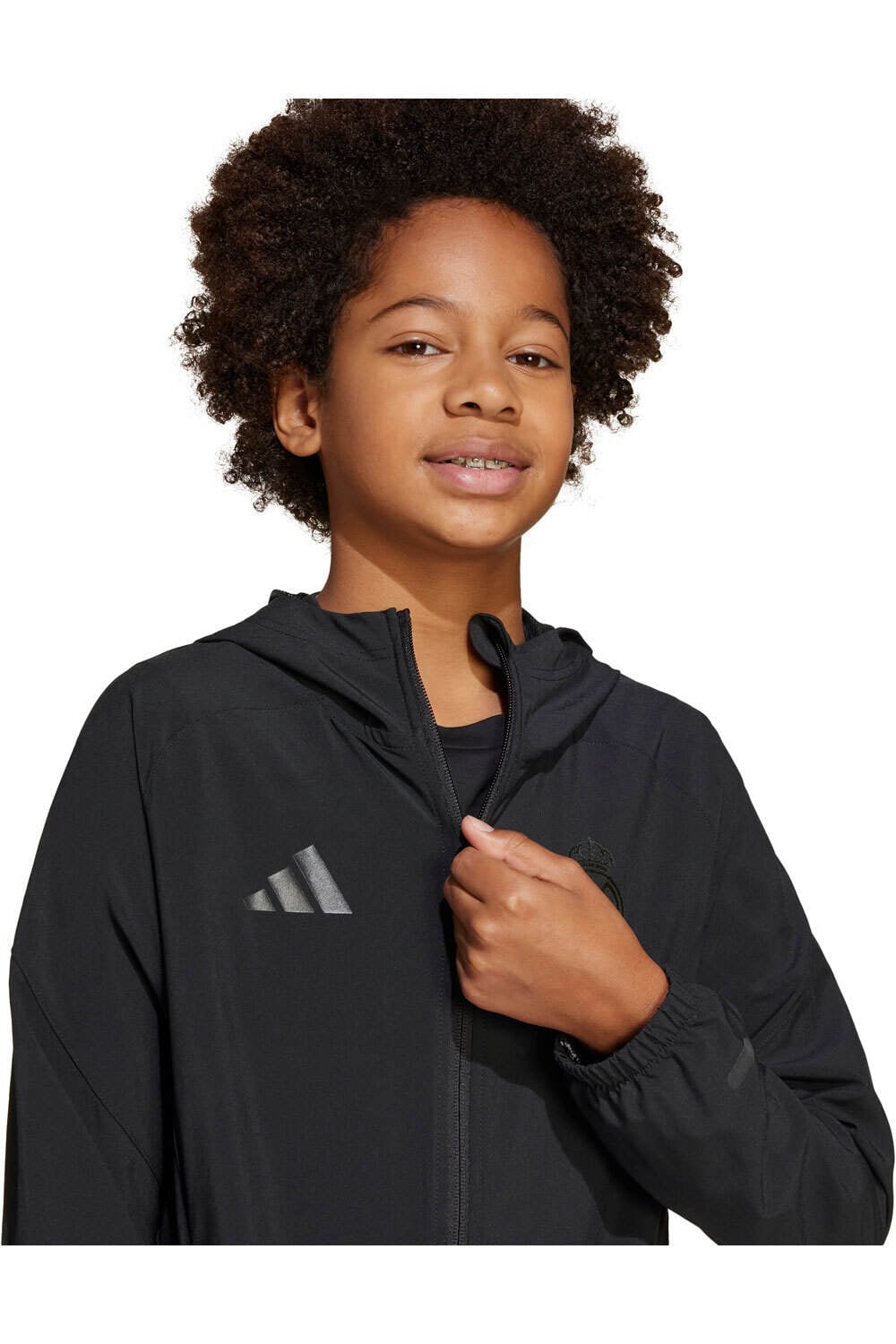 adidas sudadera entrenamiento fútbol niño R.MADRID 26 C VT J Y vista detalle