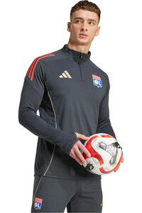 adidas sudadera entrenamiento fútbol OLYMPIQUE DE LYON TIRO25 COMPETITION vista detalle