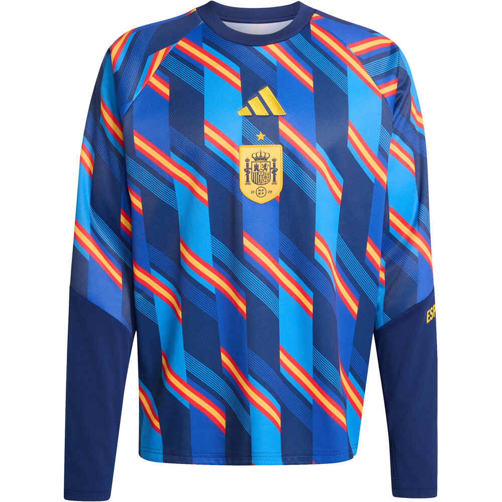 adidas sudadera entrenamiento fútbol PREPARTIDO LOCAL ESPAA 26 vista detalle