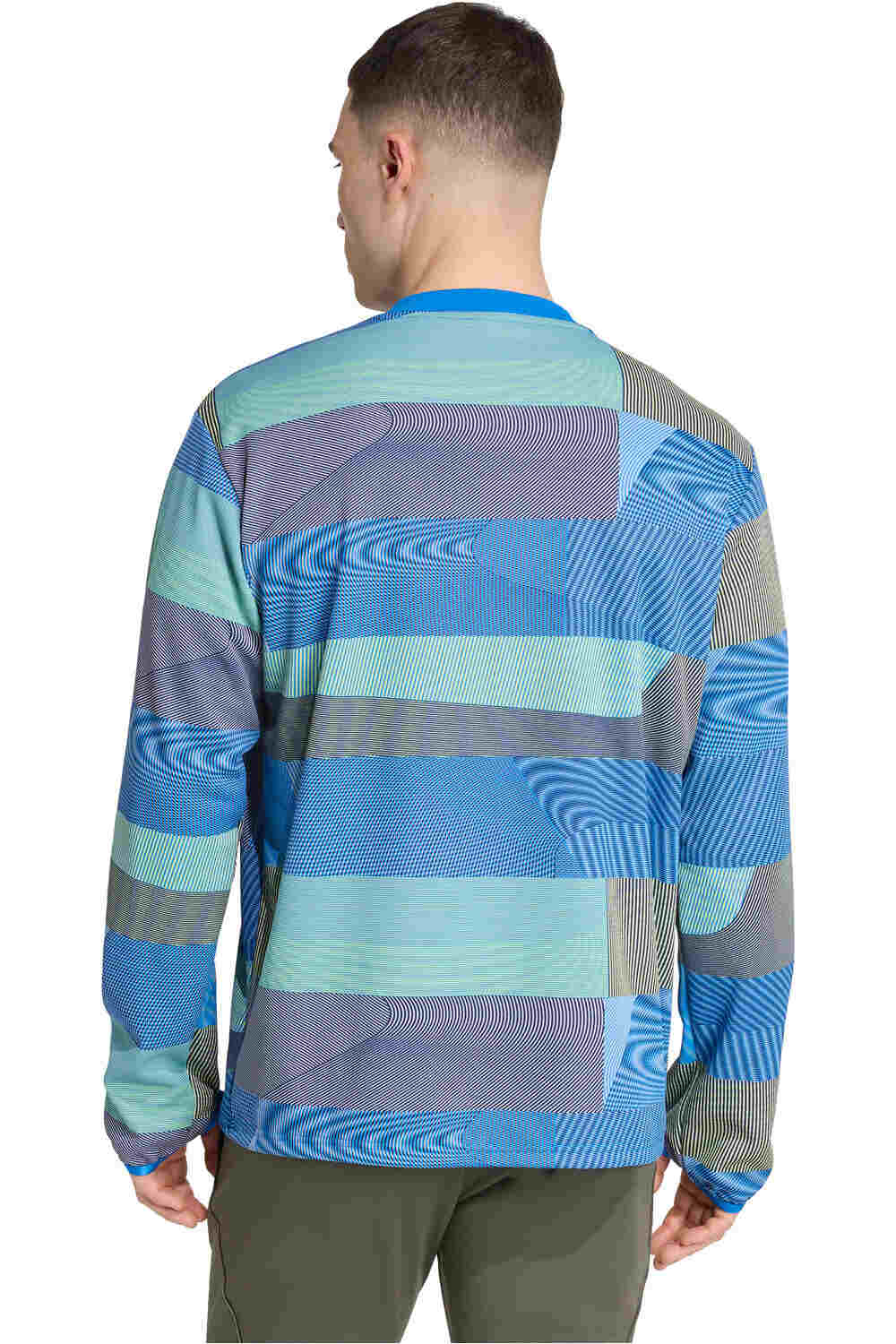 adidas sudadera entrenamiento fútbol REAL MADRID 25/26 PRE-MATCH vista trasera