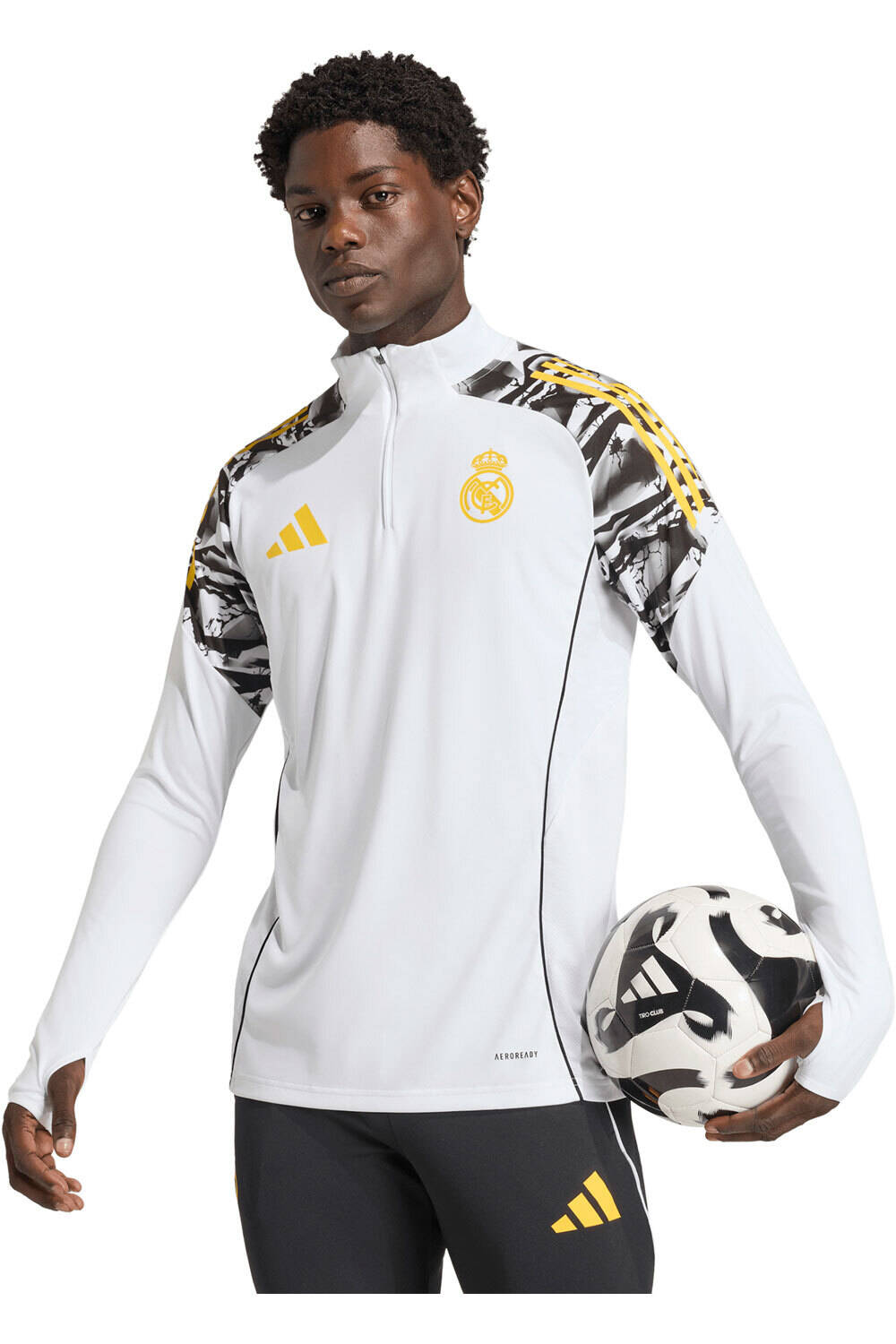 adidas sudadera entrenamiento fútbol REAL MADRID AVENGERS 25/26 TIRO 25 vista frontal