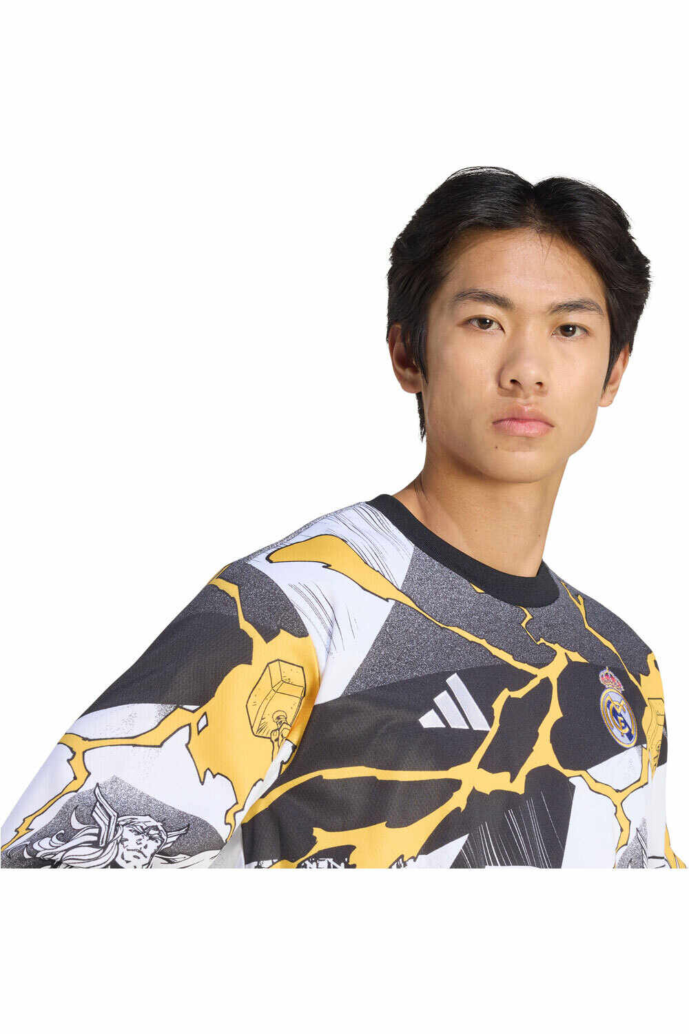 adidas sudadera entrenamiento fútbol REAL MADRID AVENGERS 25/26 vista detalle