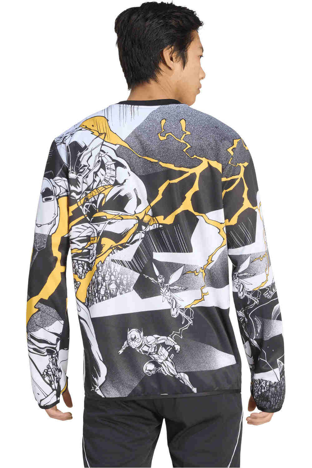 adidas sudadera entrenamiento fútbol REAL MADRID AVENGERS 25/26 vista trasera