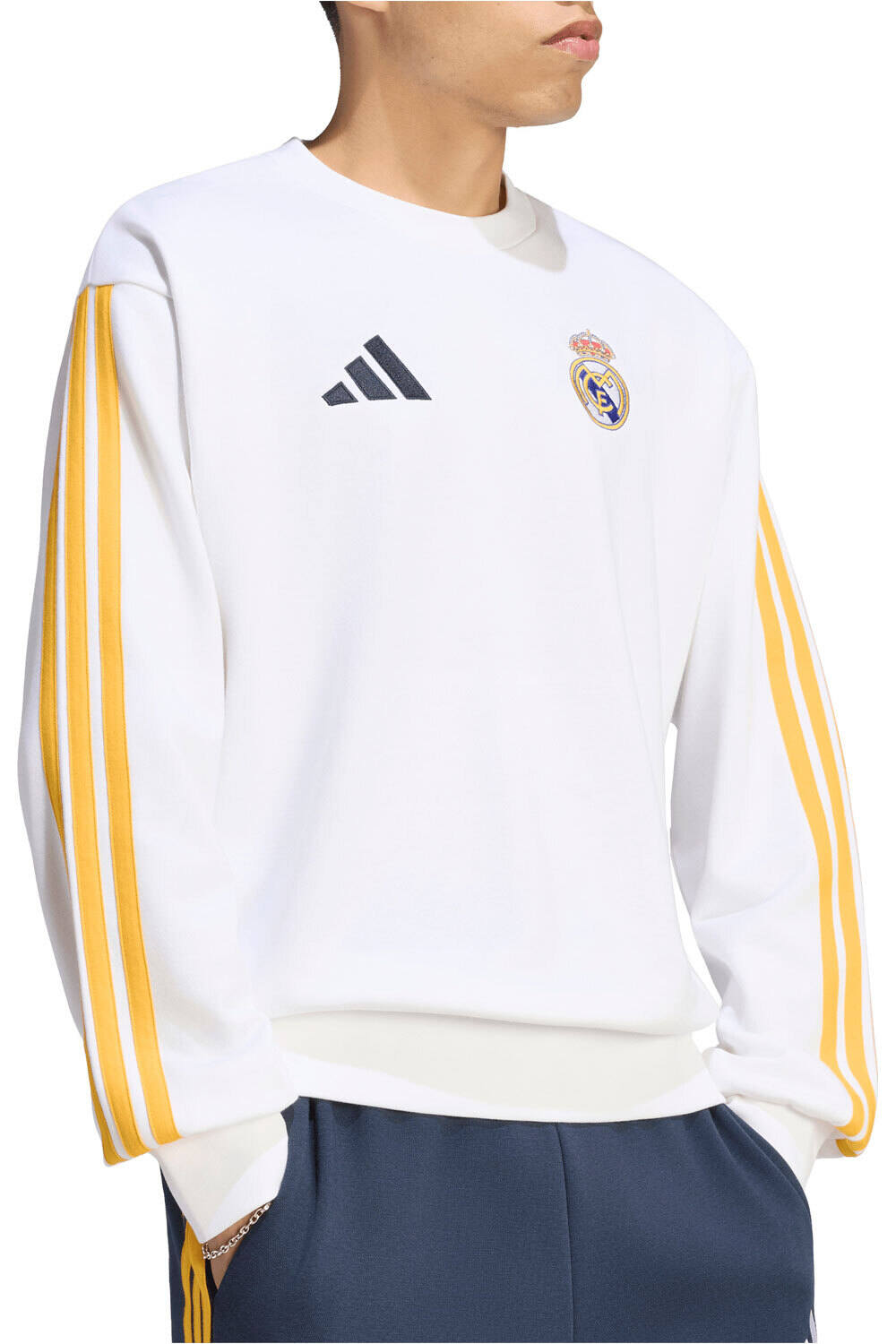 adidas sudadera entrenamiento fútbol REAL MADRID DNA 03