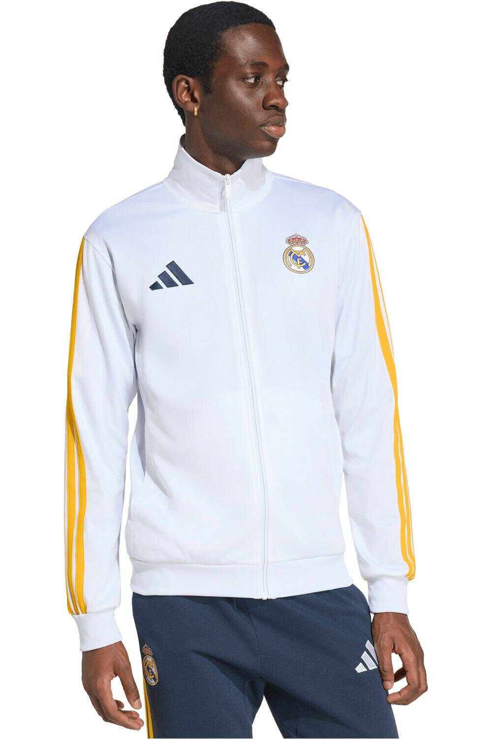adidas sudadera entrenamiento fútbol REAL MADRID DNA vista frontal