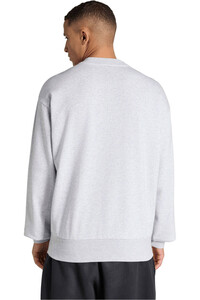 adidas sudadera entrenamiento fútbol REAL MADRID HERITAGE CREW vista trasera