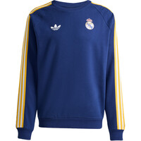 adidas sudadera entrenamiento fútbol REAL MADRID ORIGINALS CREW 04