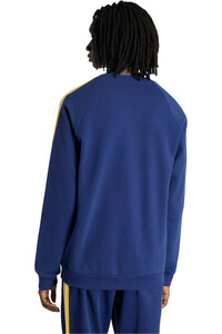 adidas sudadera entrenamiento fútbol REAL MADRID ORIGINALS CREW vista trasera