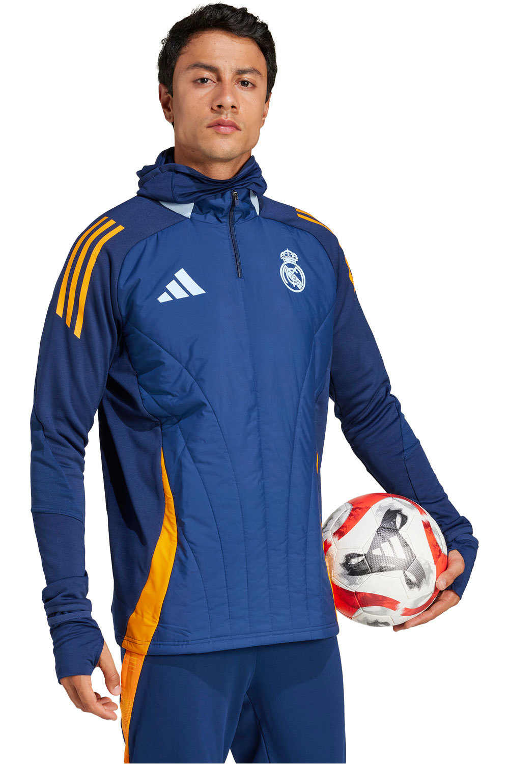 adidas sudadera entrenamiento fútbol Real Madrid Tiro 24 Winterized vista detalle