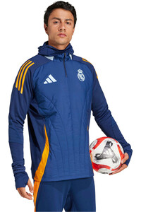 adidas sudadera entrenamiento fútbol Real Madrid Tiro 24 Winterized vista detalle