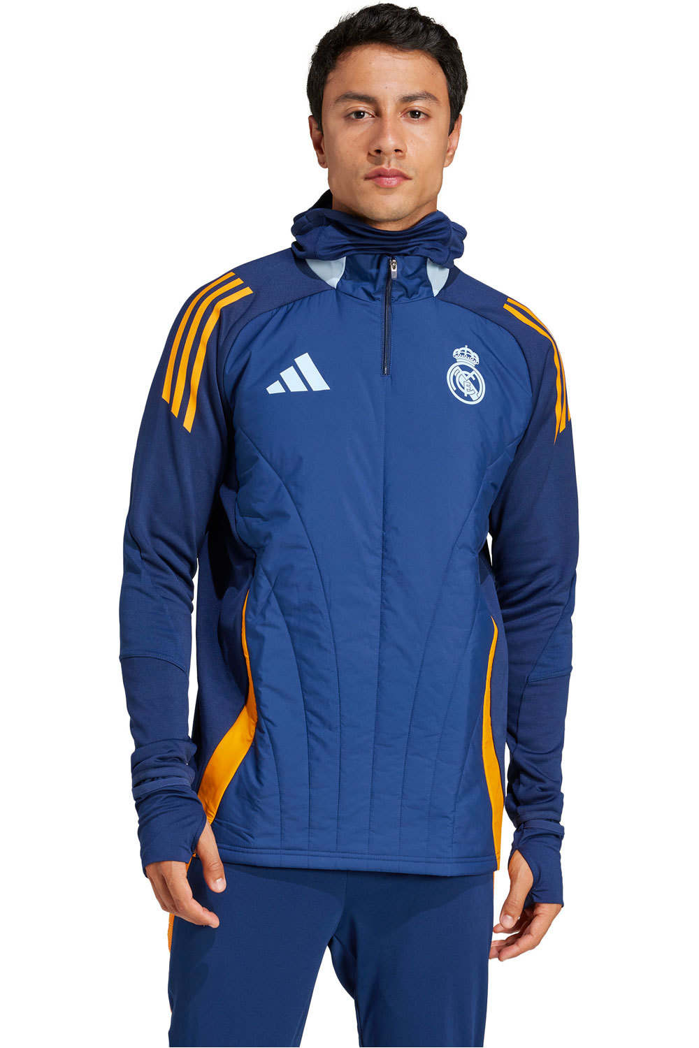 adidas sudadera entrenamiento fútbol Real Madrid Tiro 24 Winterized vista frontal