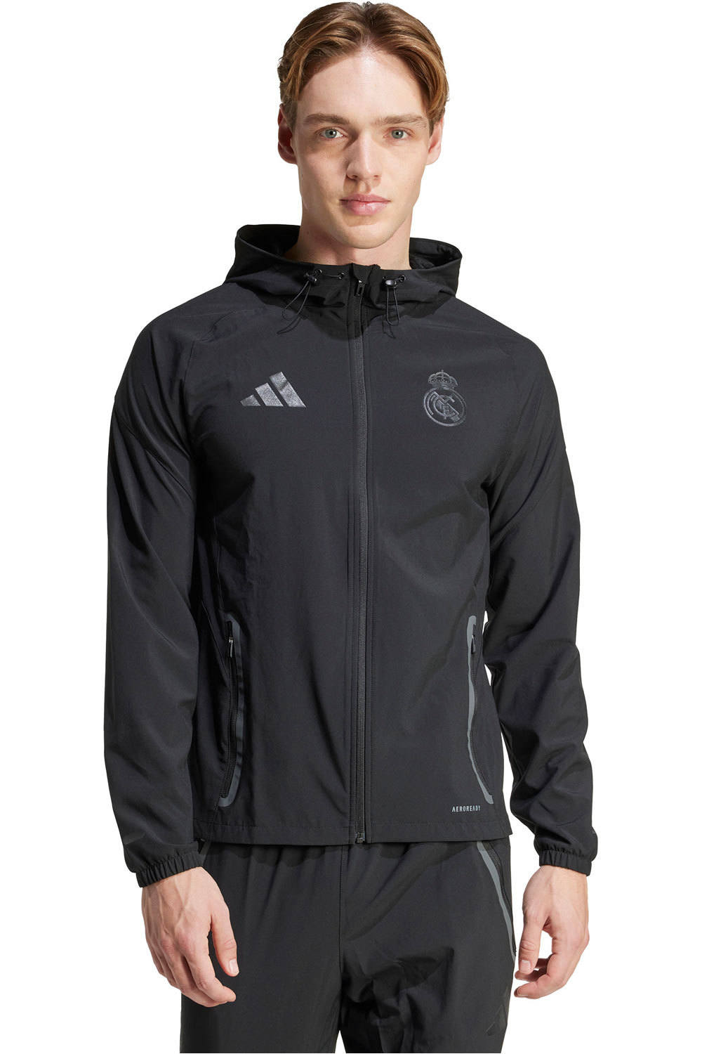 adidas sudadera entrenamiento fútbol Real Madrid Tiro 25 Competition vista frontal