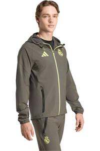 adidas sudadera entrenamiento fútbol REAL MADRID TIRO 25 VIS TECH TRAVEL vista detalle