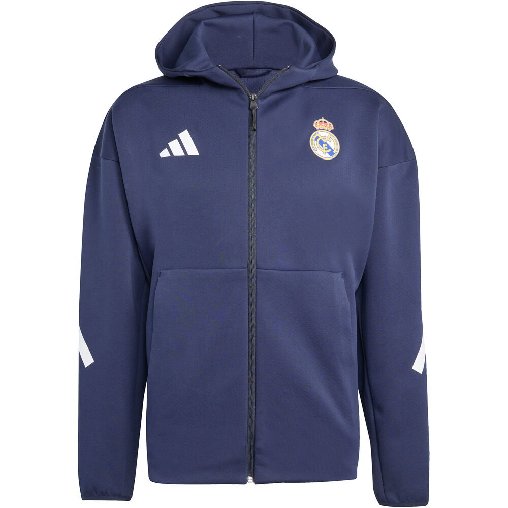 adidas sudadera entrenamiento fútbol REAL MADRID Z.N.E. ANTHEM 05