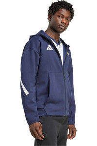 adidas sudadera entrenamiento fútbol REAL MADRID Z.N.E. ANTHEM vista detalle