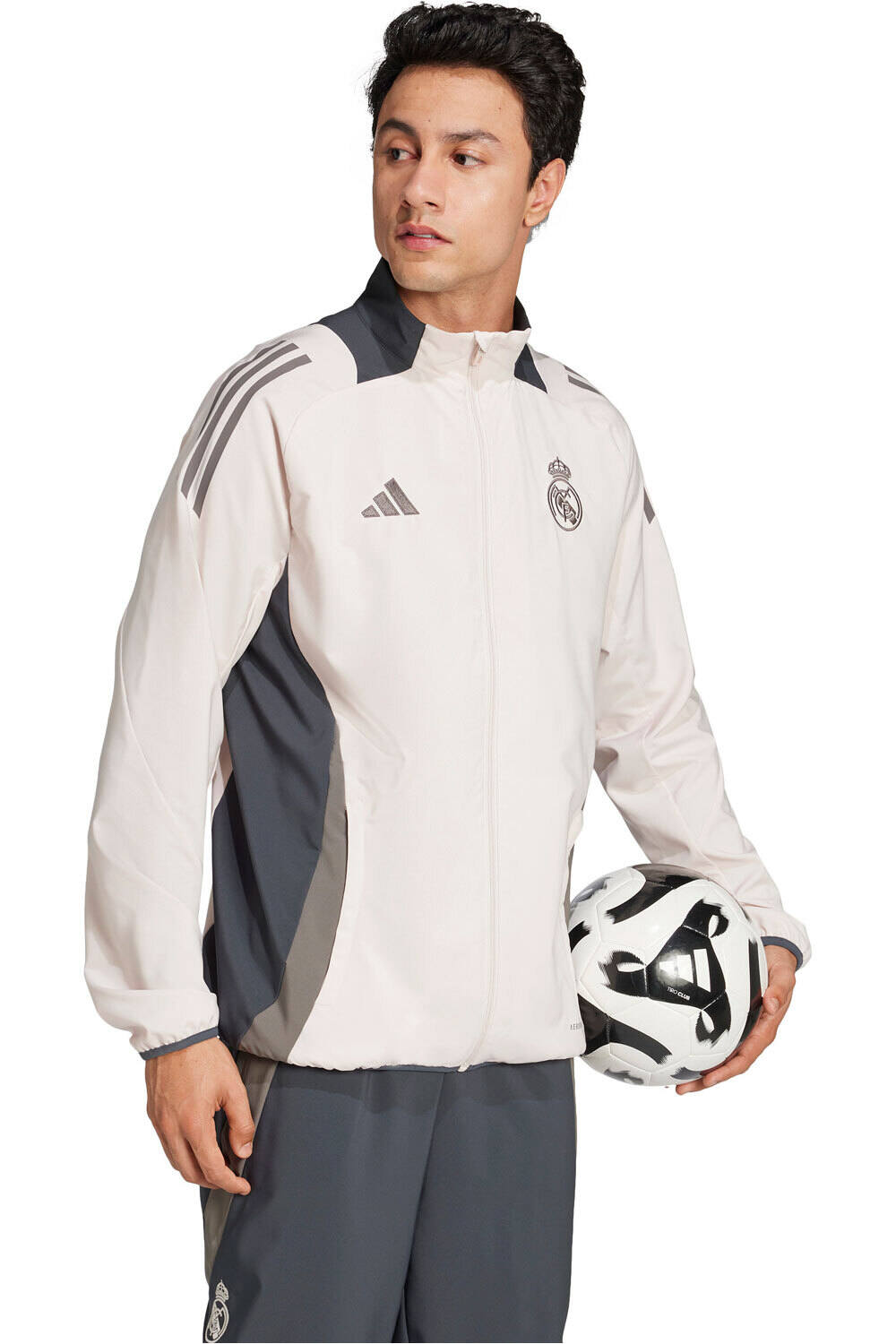 adidas sudadera entrenamiento fútbol R.MADRID 25 EU PRE JKT vista detalle