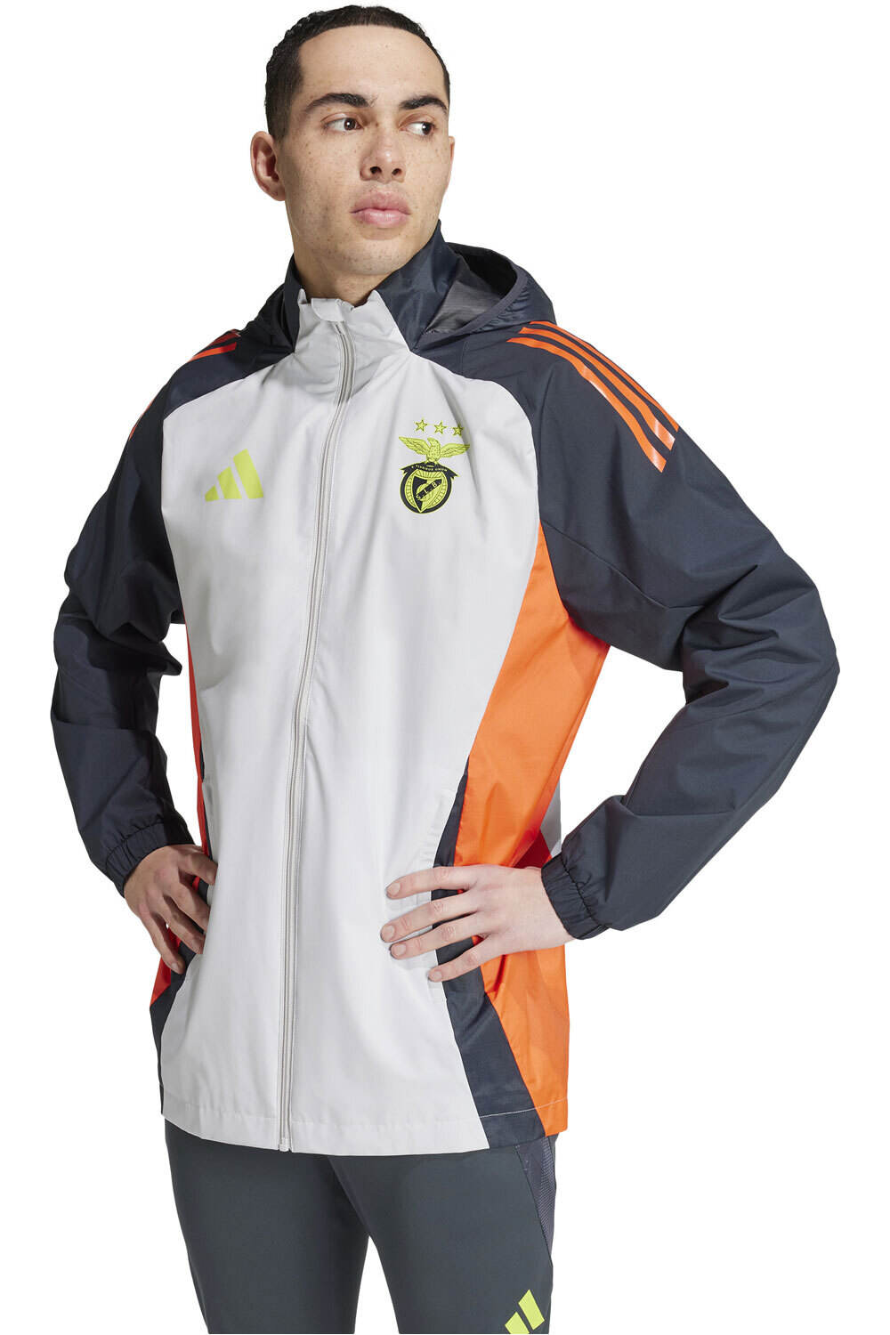 adidas sudadera entrenamiento fútbol SLB AW JKT vista frontal