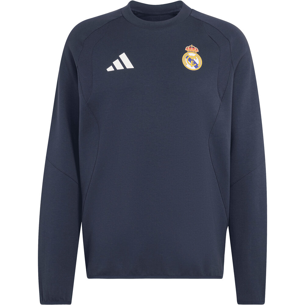 adidas sudadera entrenamiento fútbol Sudadera Tiro Travel Crew Real Madrid 04
