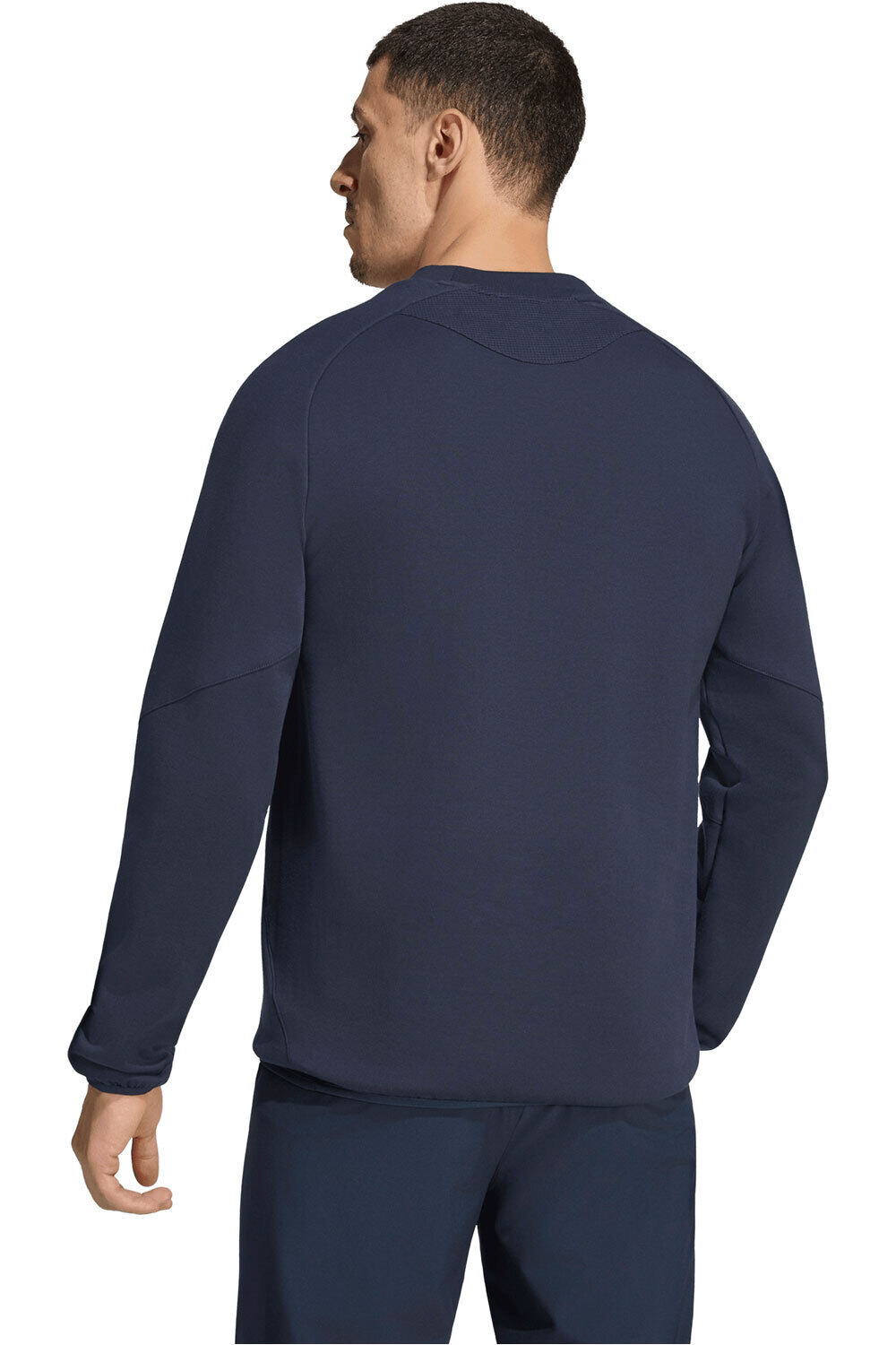 adidas sudadera entrenamiento fútbol Sudadera Tiro Travel Crew Real Madrid vista trasera