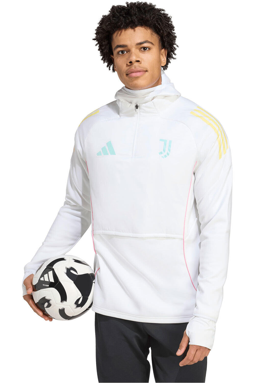adidas sudadera entrenamiento fútbol TCNICA JUVENTUS TIRO 25 COMPET vista frontal