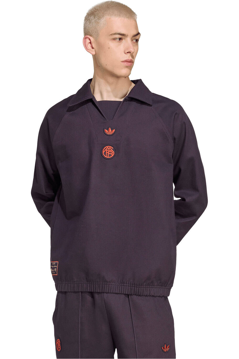 adidas sudadera entrenamiento fútbol TERRACE ICONS DRILL vista frontal