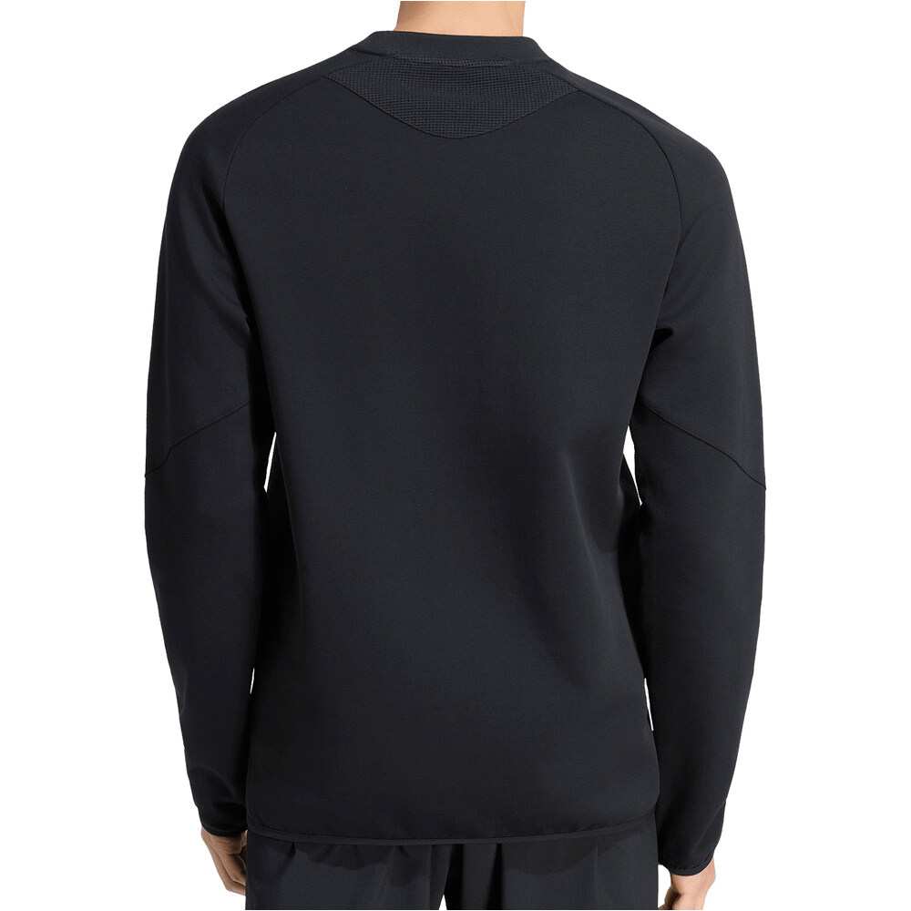 adidas sudadera entrenamiento fútbol TIRO TRAVEL CREWL REAL MADRID vista trasera