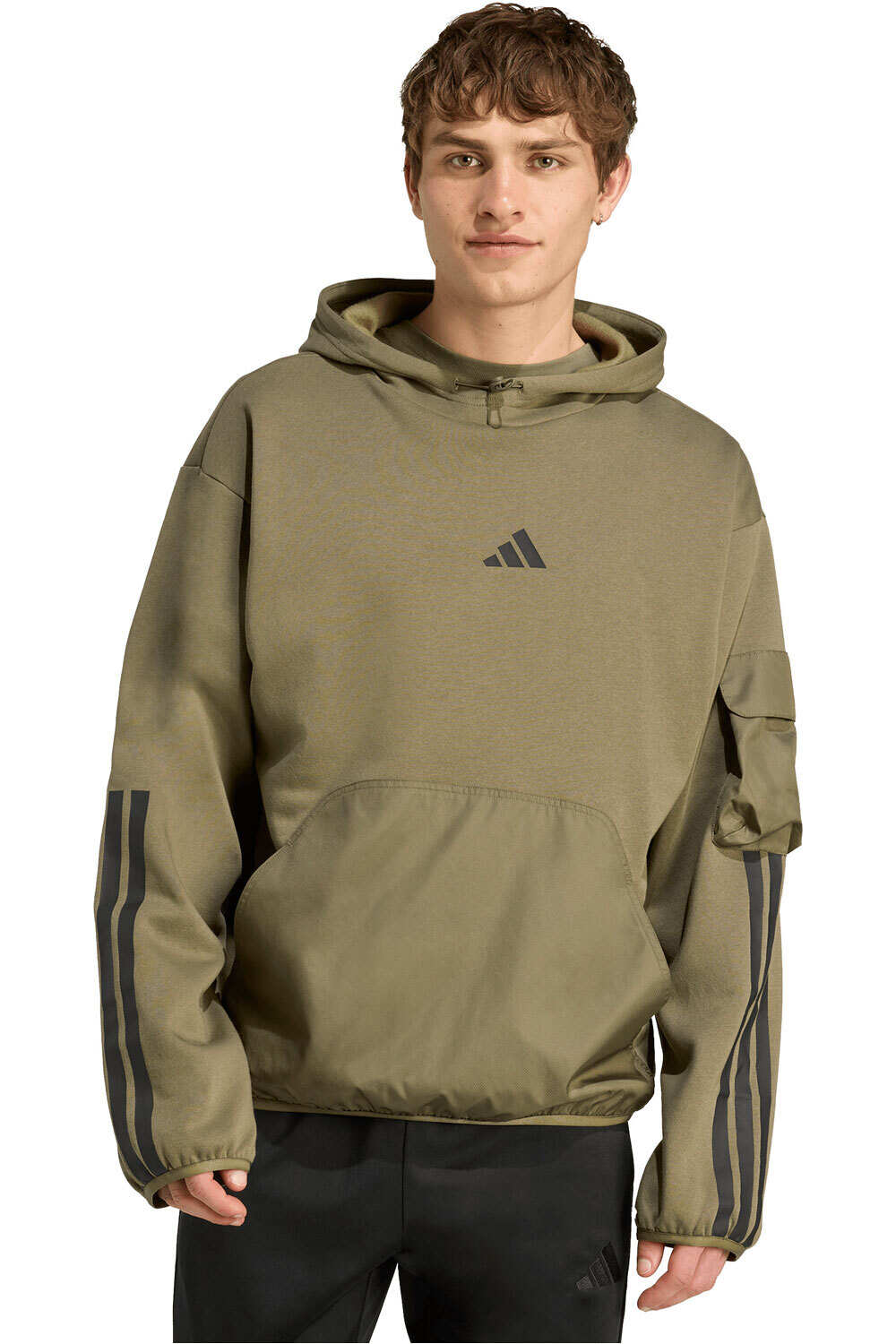 adidas sudadera hombre Chaqueta capucha City Tech Utility vista frontal