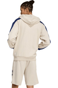adidas sudadera hombre COLLEGIATE FZ vista trasera