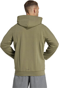 adidas sudadera hombre D4T FULL-ZIP HO vista trasera