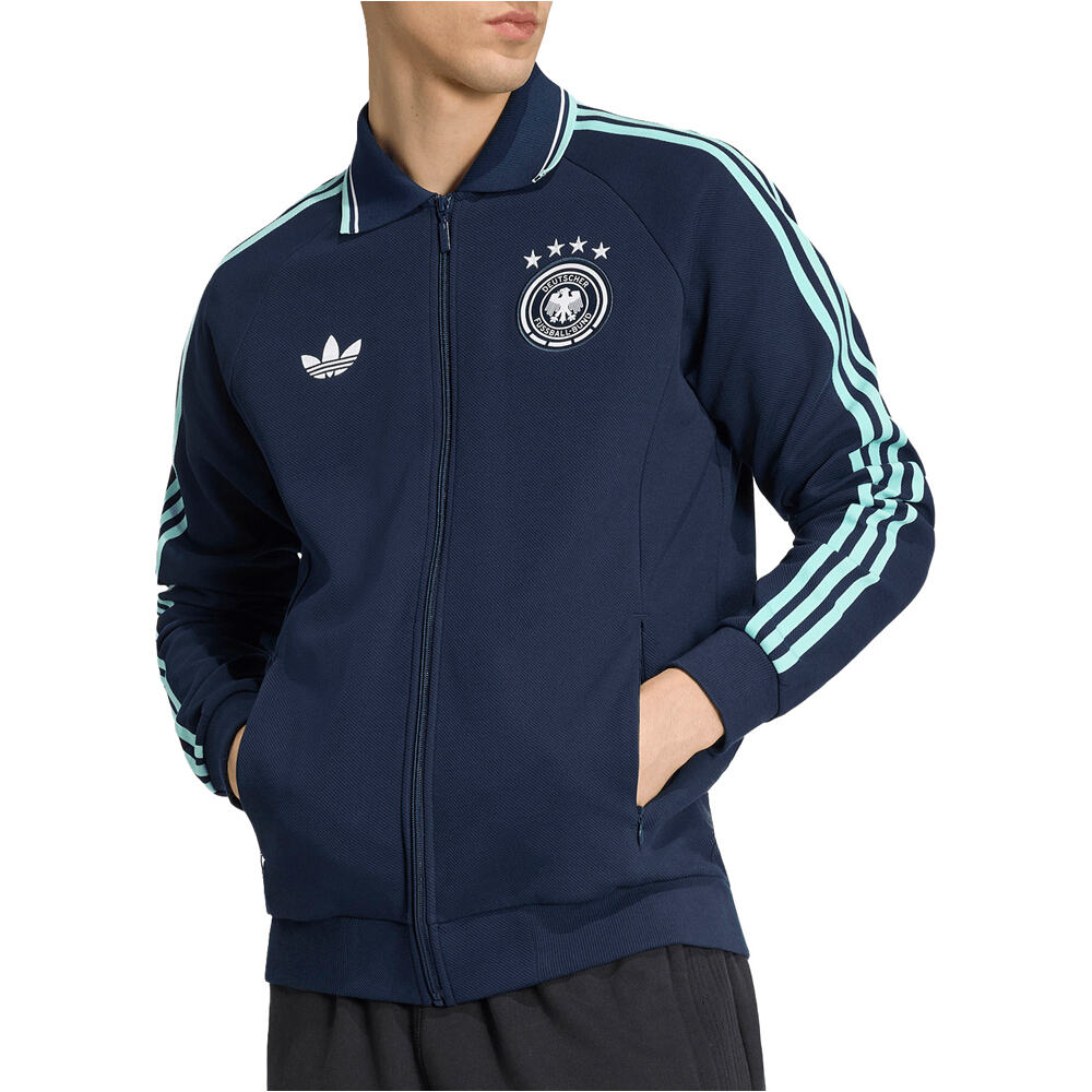 adidas sudadera hombre DFB A OG JK vista frontal