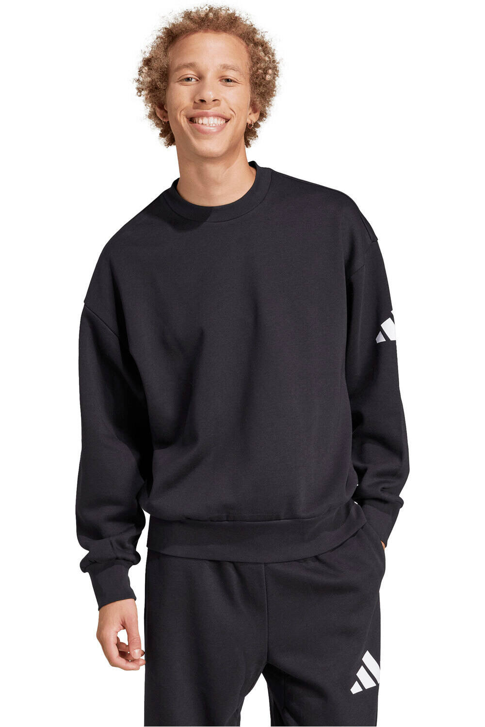 adidas sudadera hombre ESSENTIALS CORTE HOLGADO vista frontal