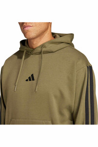 adidas sudadera hombre ESSENTIALS FLEECE 3 BANDAS vista detalle