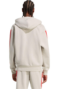 adidas sudadera hombre ESSENTIALS FLEECE 3 BANDAS vista trasera